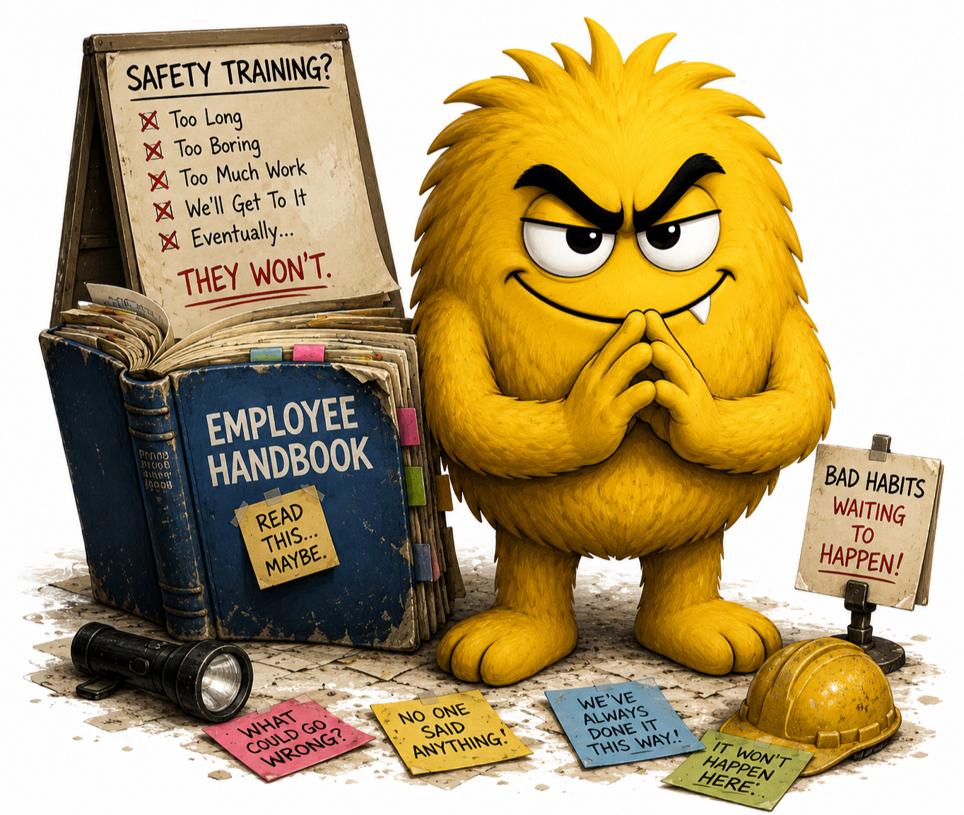 LOT™ Restaurant Safety Killer representing lack of formal employee safety training