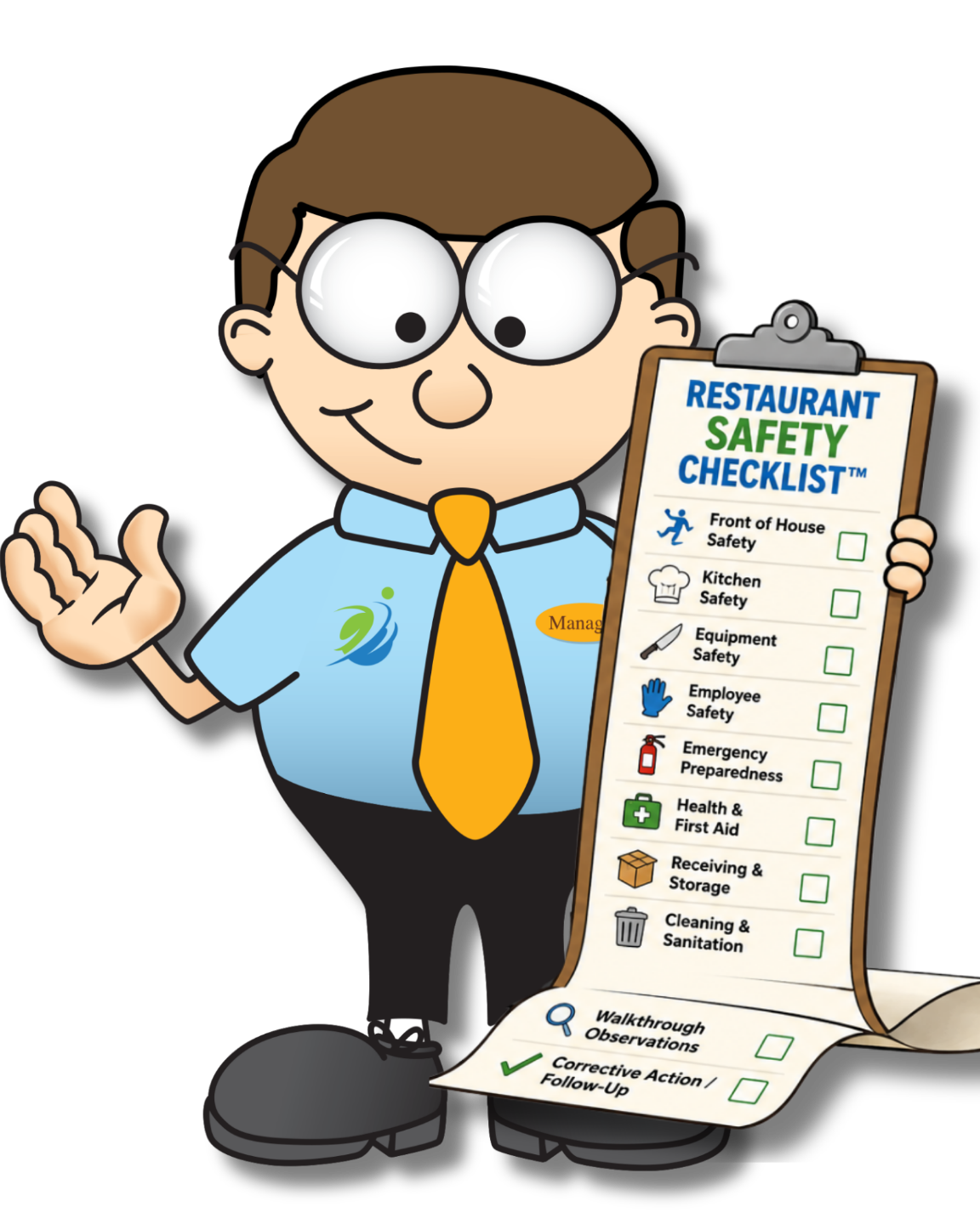 Cover of OUCH! Restaurant Safety Guide – Downloadable Injury Prevention Plan