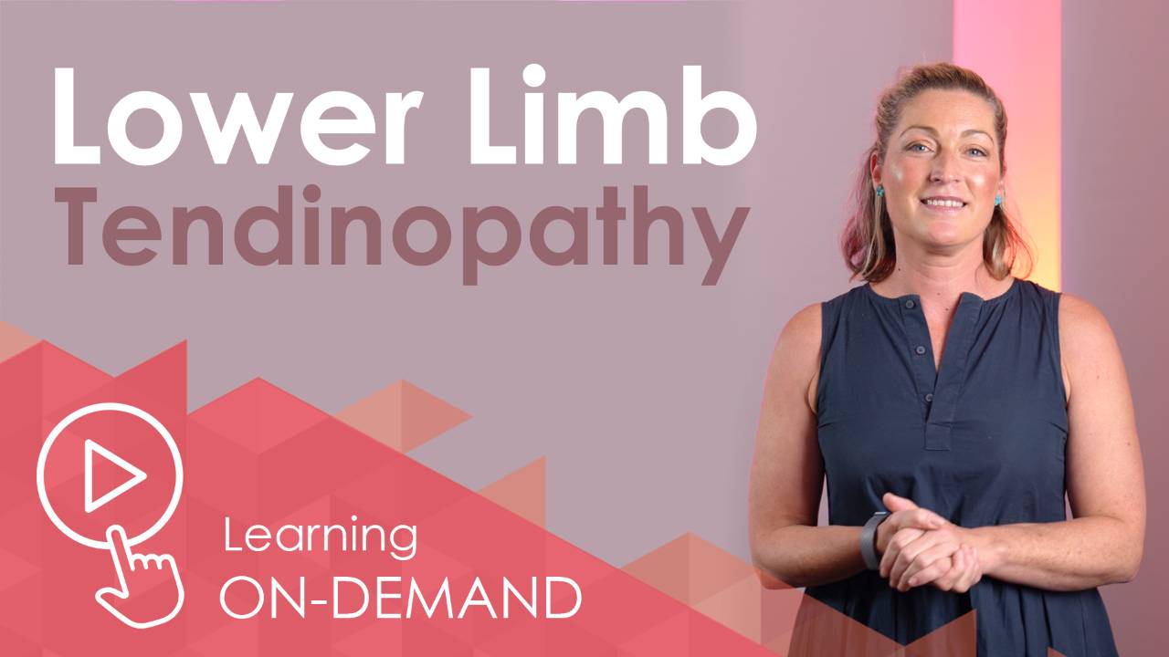 Lower Limb Tendinopathy with Prof. Ebonie Rio