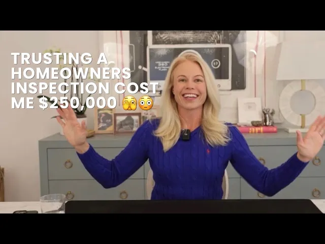 expert mortgage explains how trusting a seller’s home inspection led to over $250,000 in unexpected repair costs and what buyers should do instead