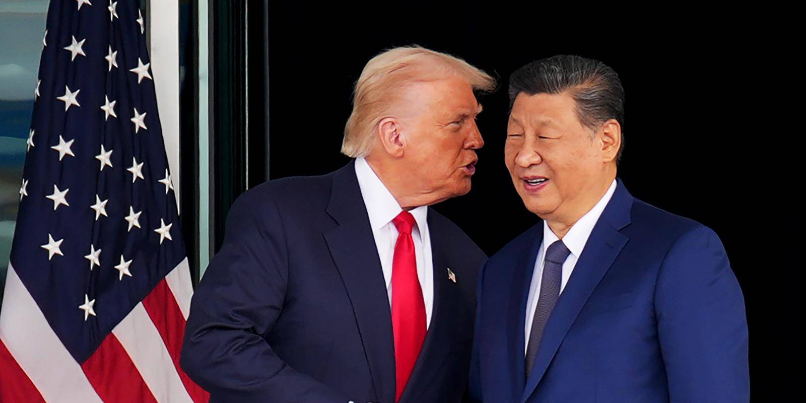 Trump and Xi at the Beijing summit