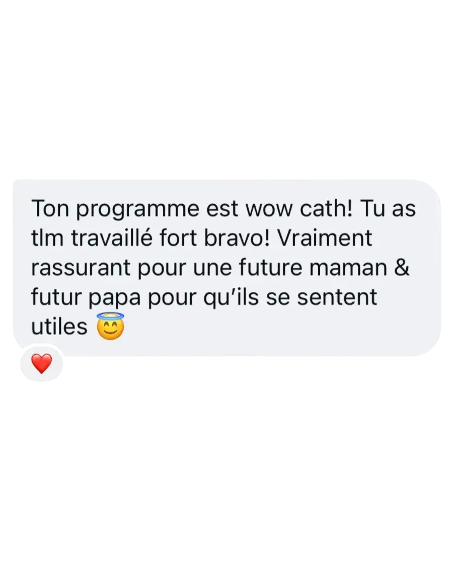 Témoignage : programme rassurant pour la future maman et le futur papa