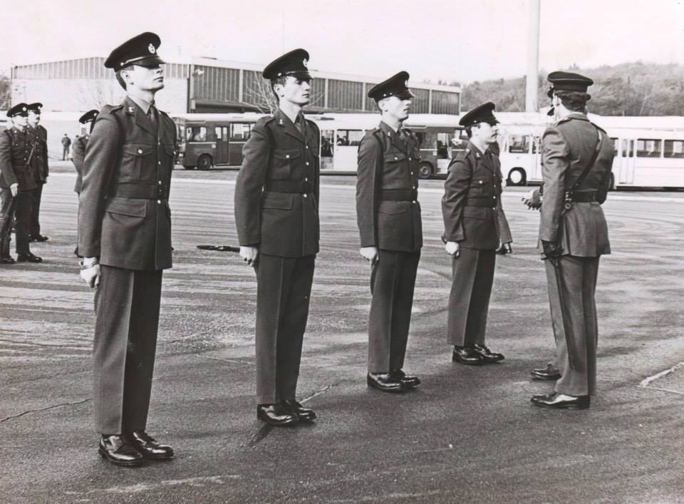 Joe O'Connor on parade in British Army uniform