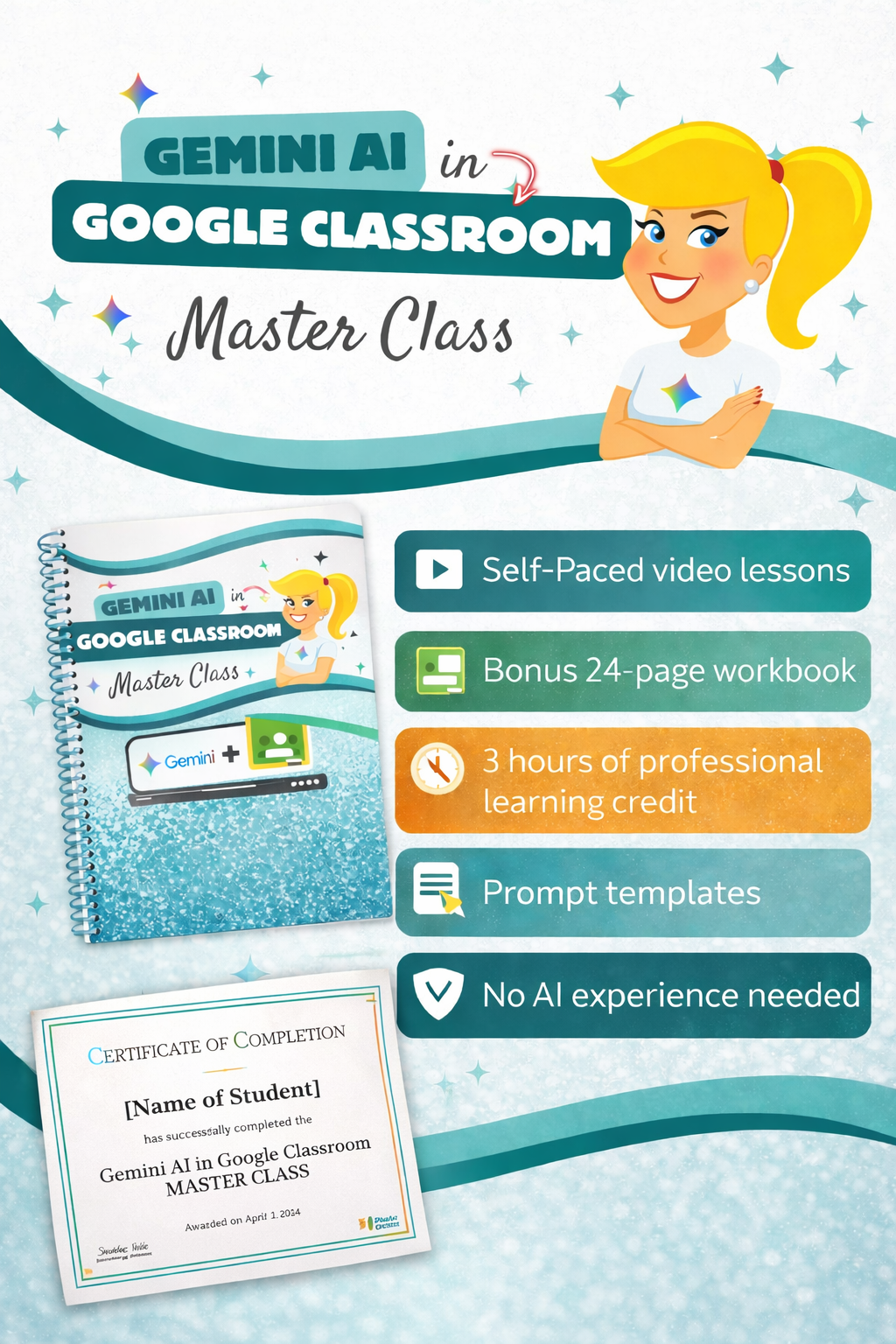 Gemini AI in Google Classroom Master Class