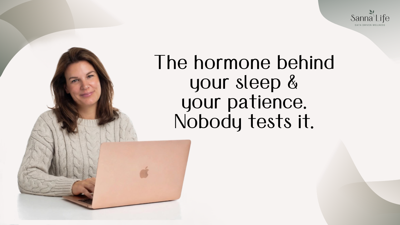 Struggling to sleep or feeling shorter-tempered than usual? Progesterone starts declining in your thirties and it is rarely checked. 