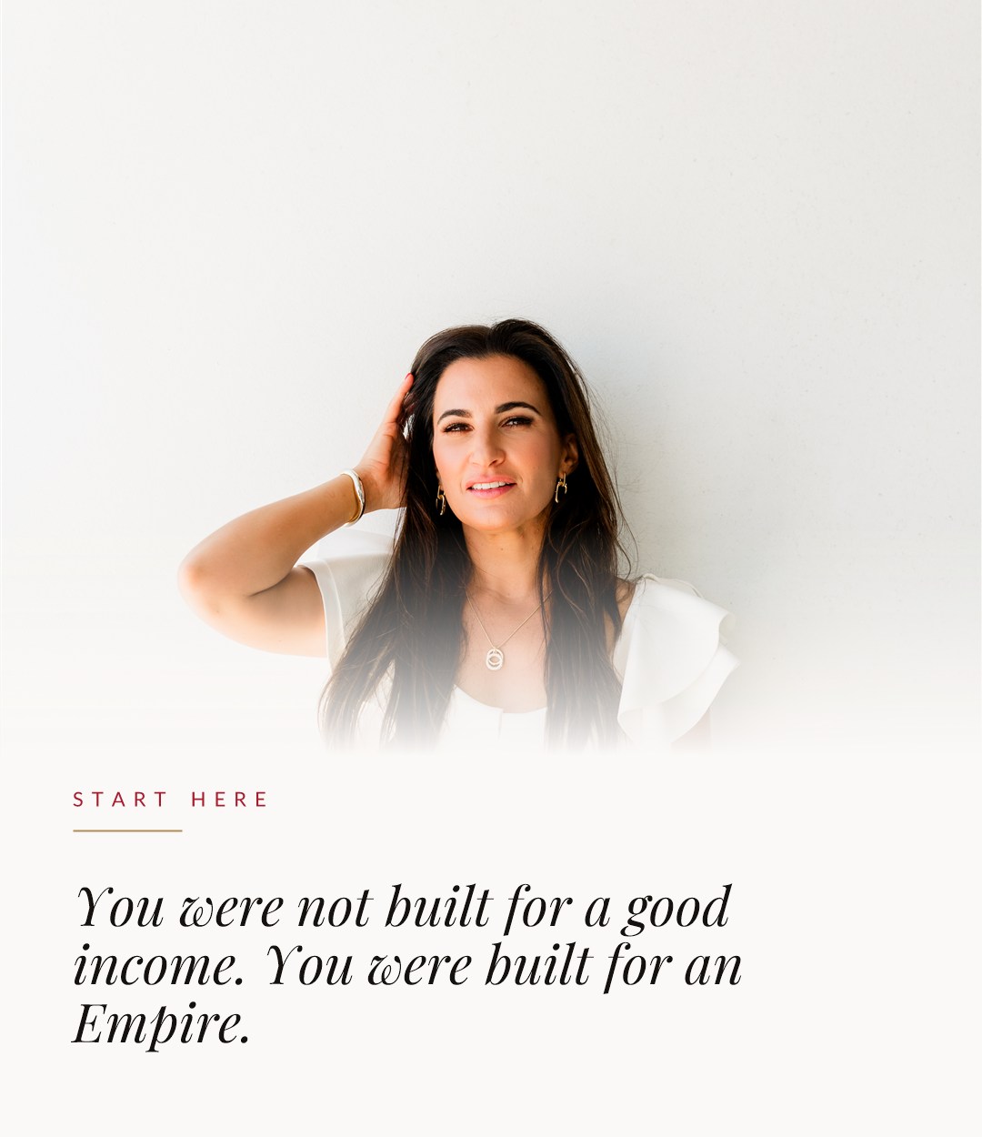 You were not built for a good income. You were built for an Empire.