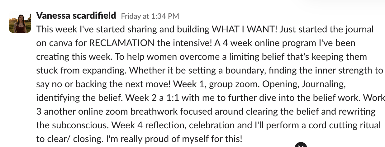 More Is More student testimonial