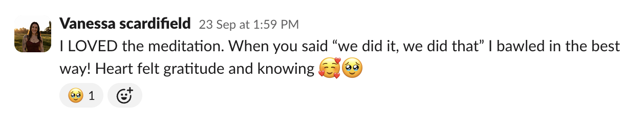 More Is More student testimonial