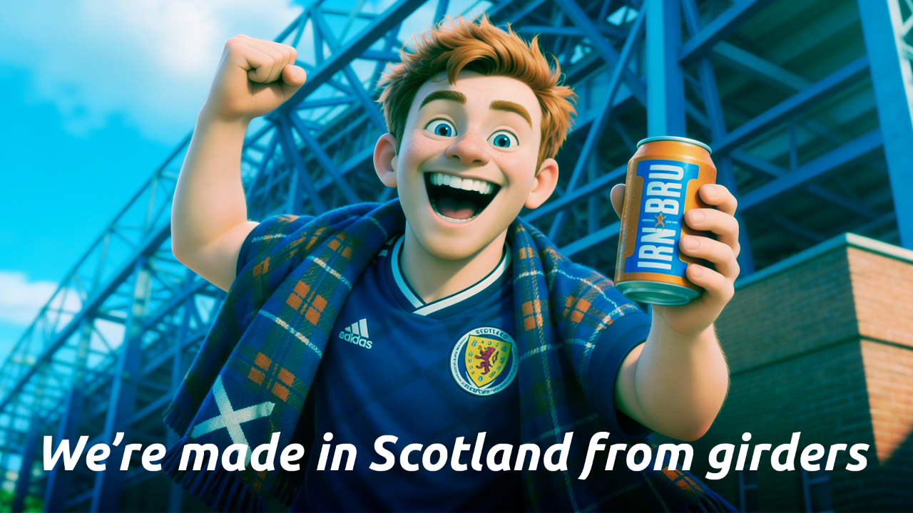 Irn-Bru World Cup 2026 campaign analysis — brand positioning and distinctive assets