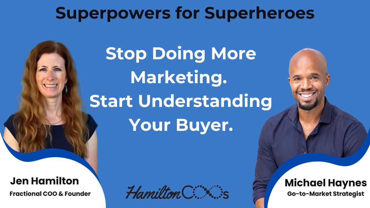 Stop Doing More Marketing. Start Understanding Your Buyer.