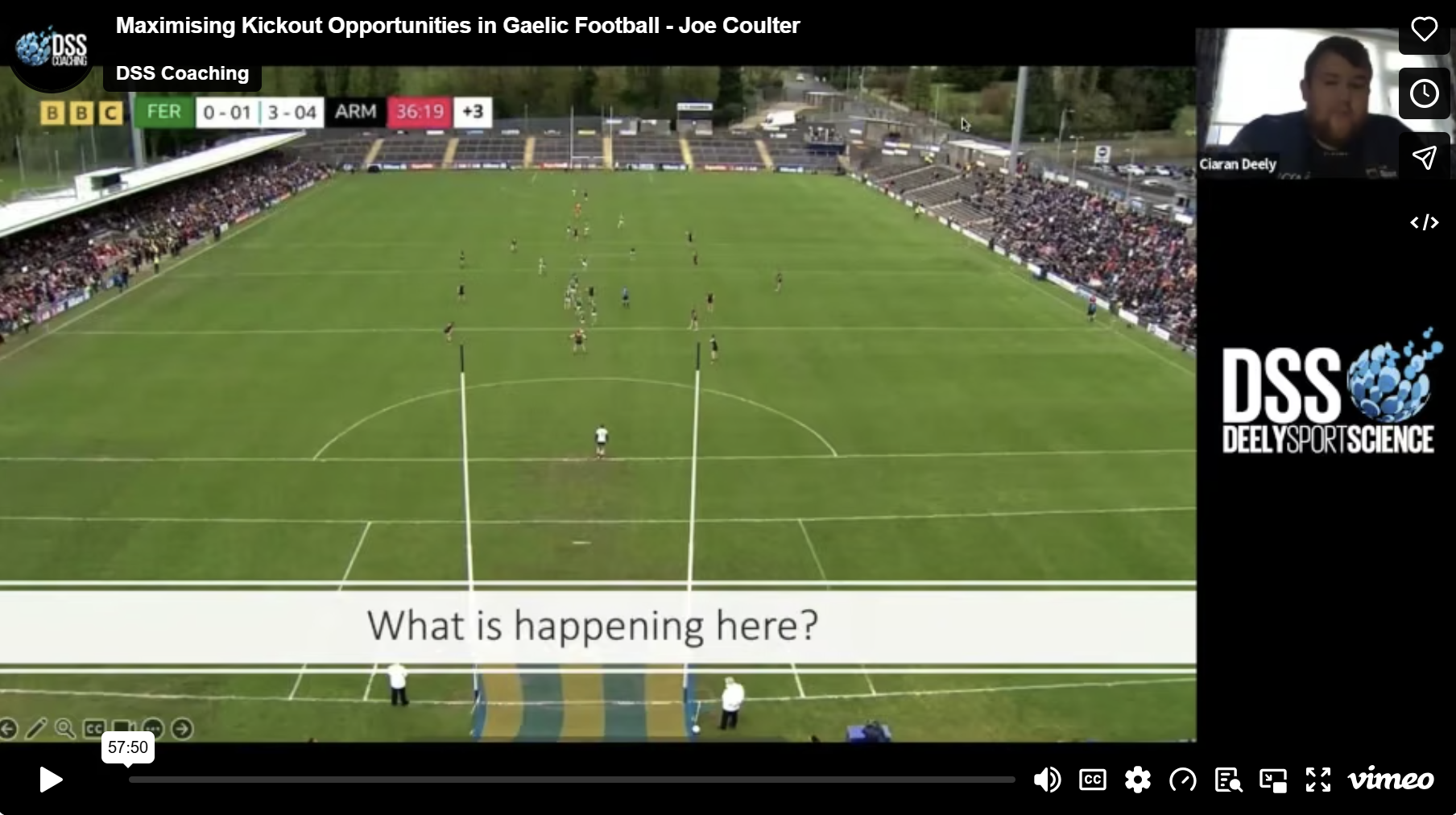 DSS goalkeeper development
