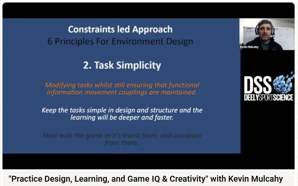 DSS practice design and Gaelic football coaching