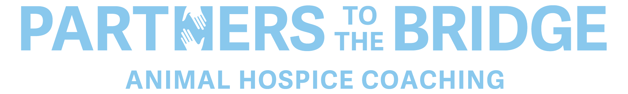 Logo - Partners to the Bridge, Animal Hospice Coaching, with AHELP Project 