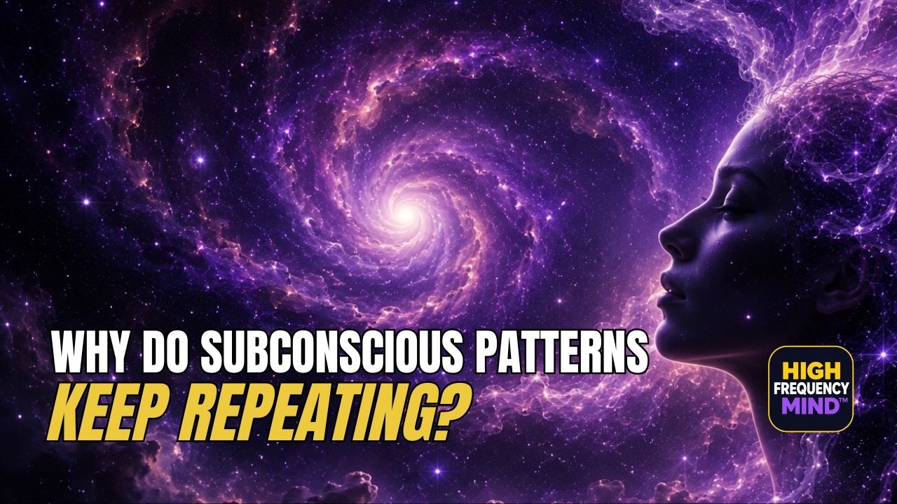 Illustration representing subconscious patterns, conditioning, awareness, the Higher Self and inner knowing