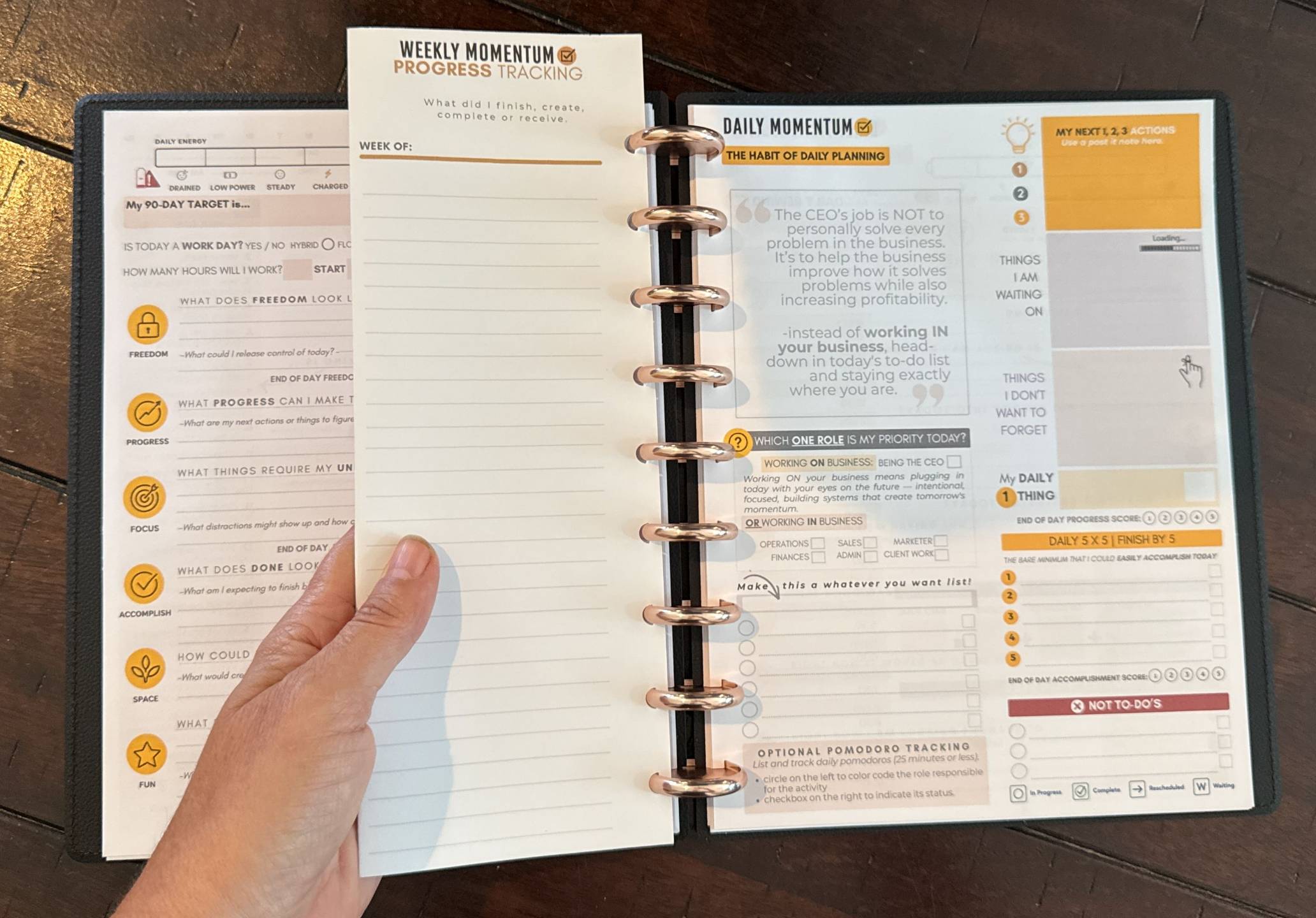 Daily Momentum pages