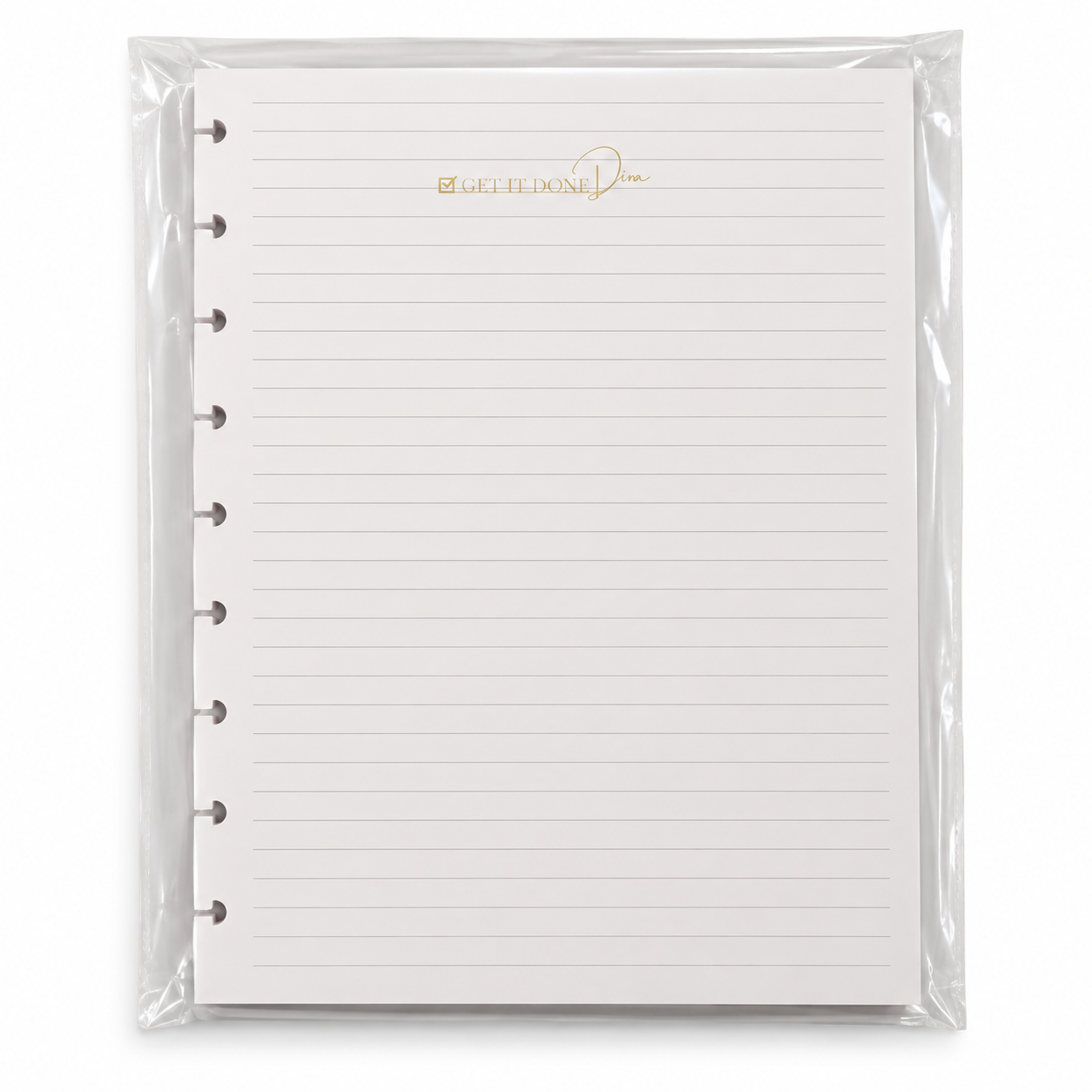 50 lined pages