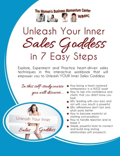 Unleash Your Inner Sales Goddess in 7 Easy Steps, an interactive workbook by Marianne Emma Jeff.
