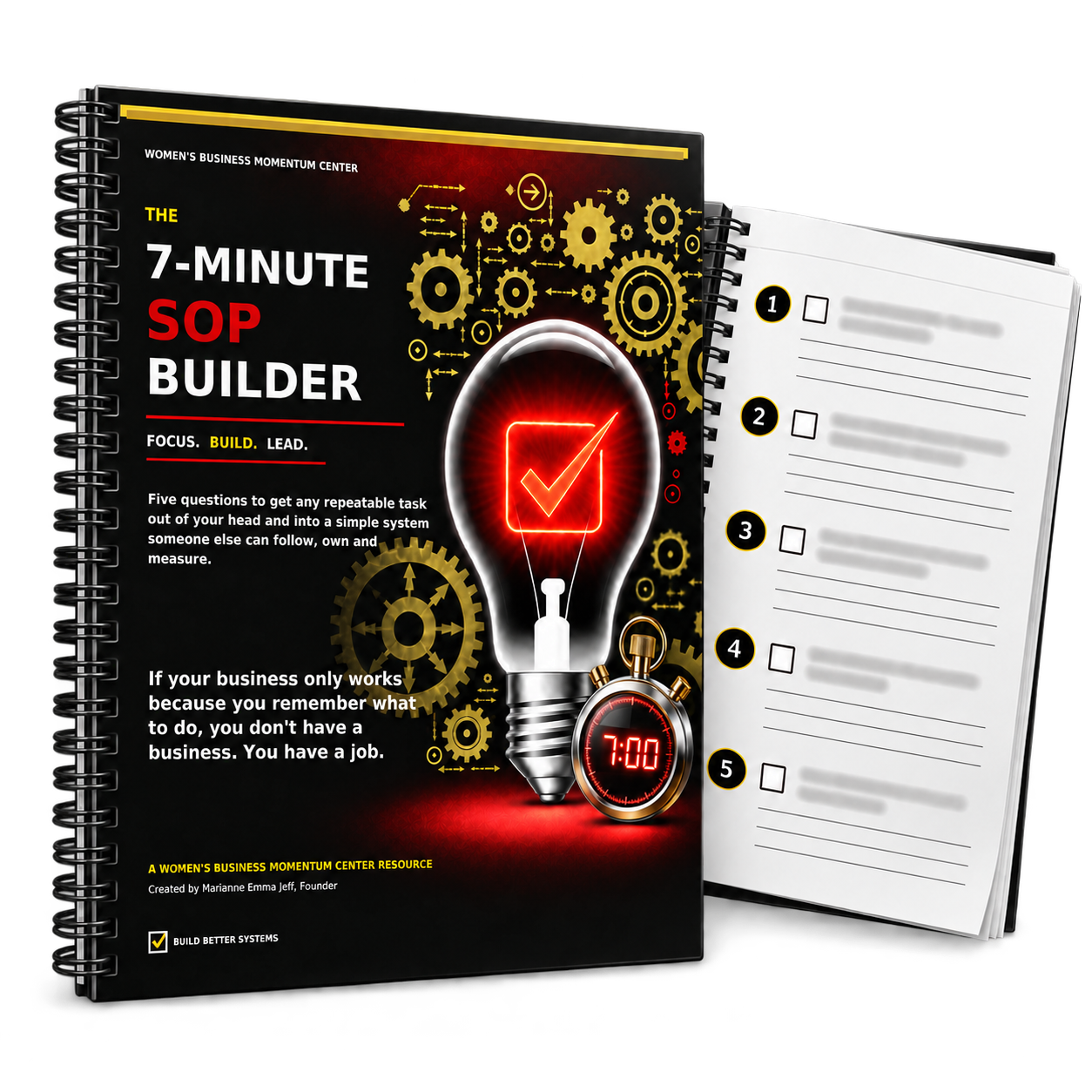 7-Minute SOP Builder workbook cover