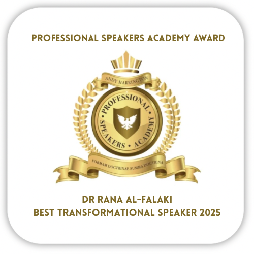Leadership and wellbeing award to Dr Rana Al-Falaki of NAIL-IT