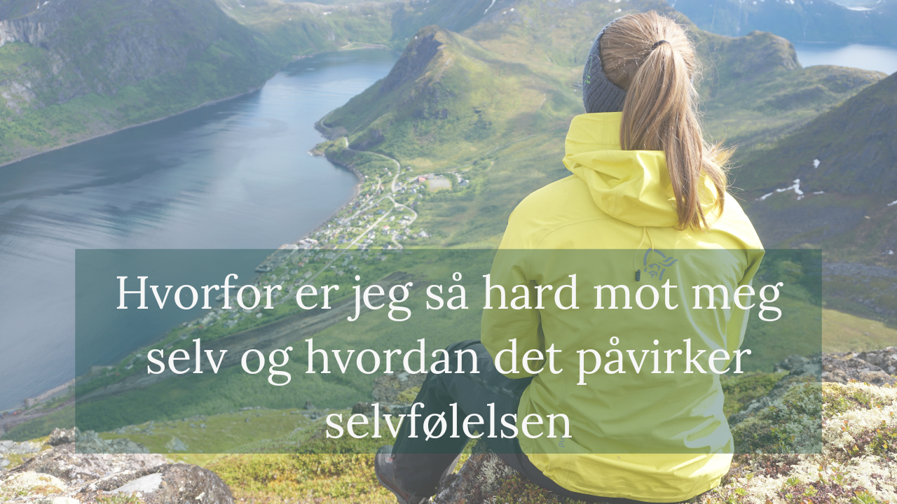 Kvinne som sitter alene og reflekterer – selvfølelse og selvkritikk
