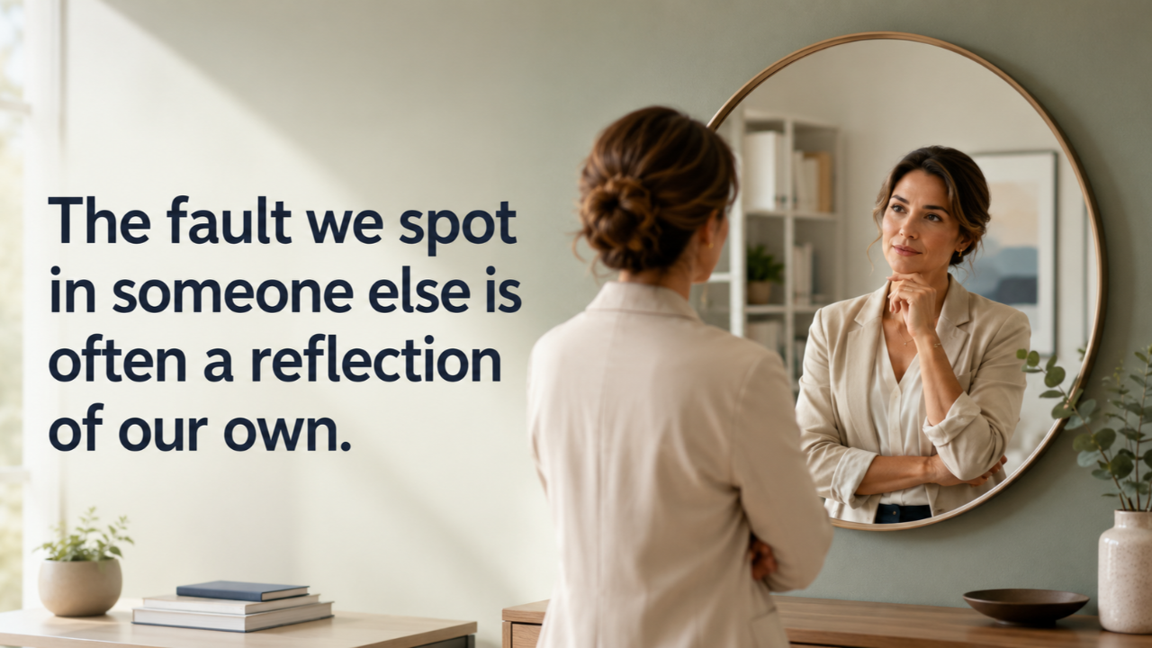 Peter Thomson article on the Mirror Effect and why the faults you spot in others are often your own