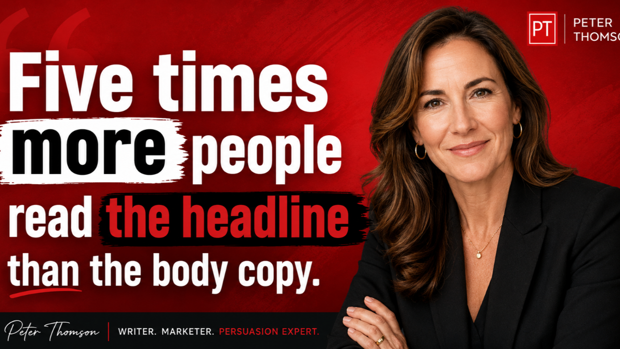 Peter Thomson article on how to write headlines that sell using proven formulas