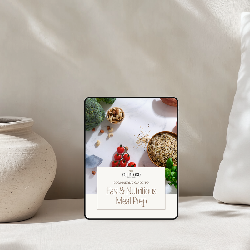 Meal prep health guide cover