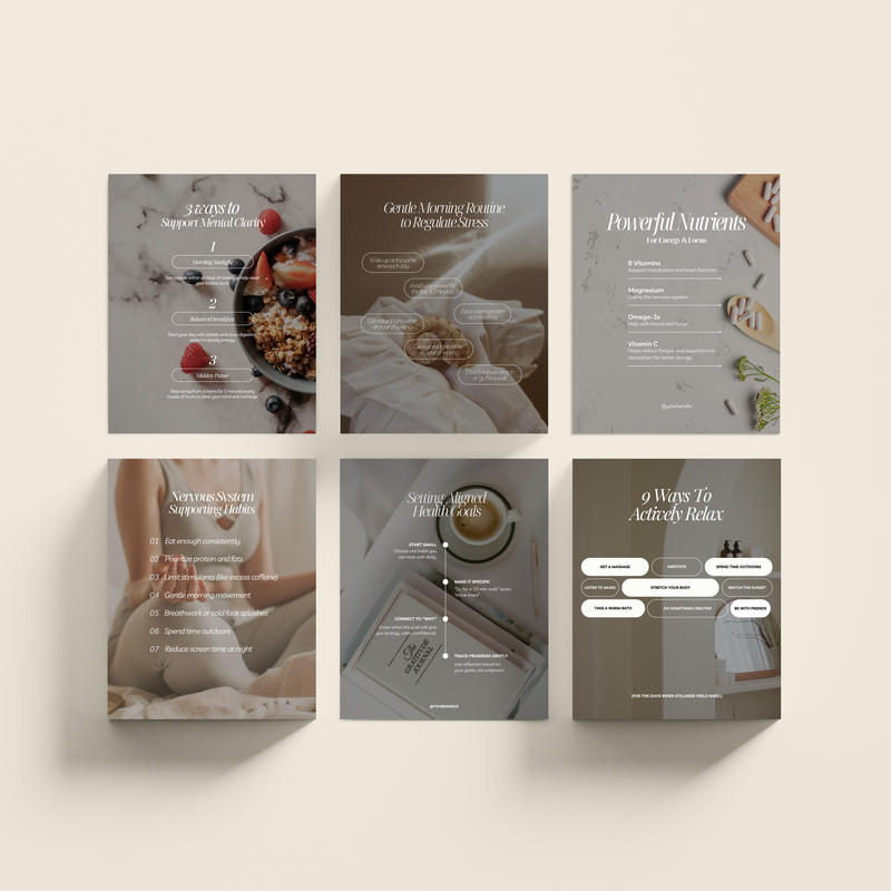 Health coach Instagram post templates cover