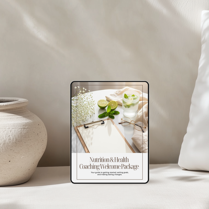 Coaching welcome package cover