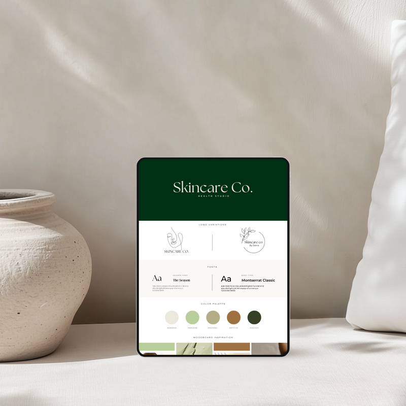Health and wellness brand boards cover