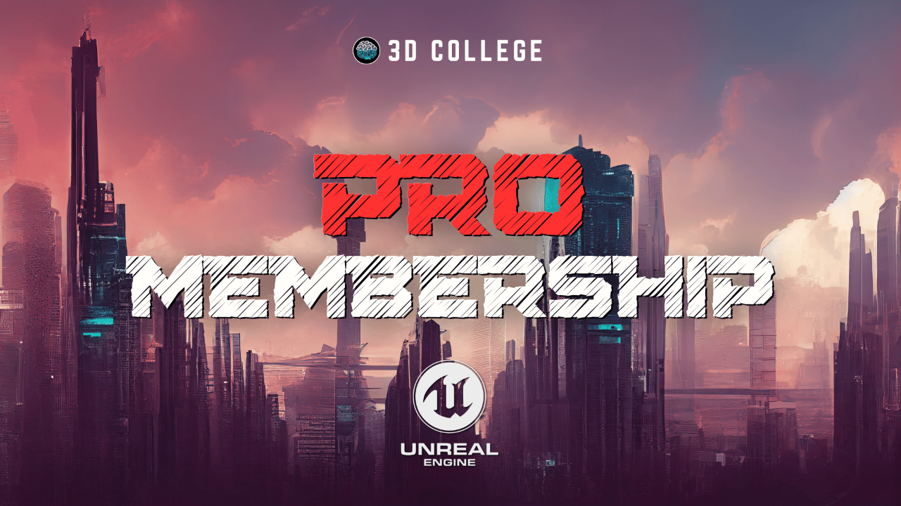 3D College subscription, learn Unreal Engine 5 fro Authorized Instructors.
