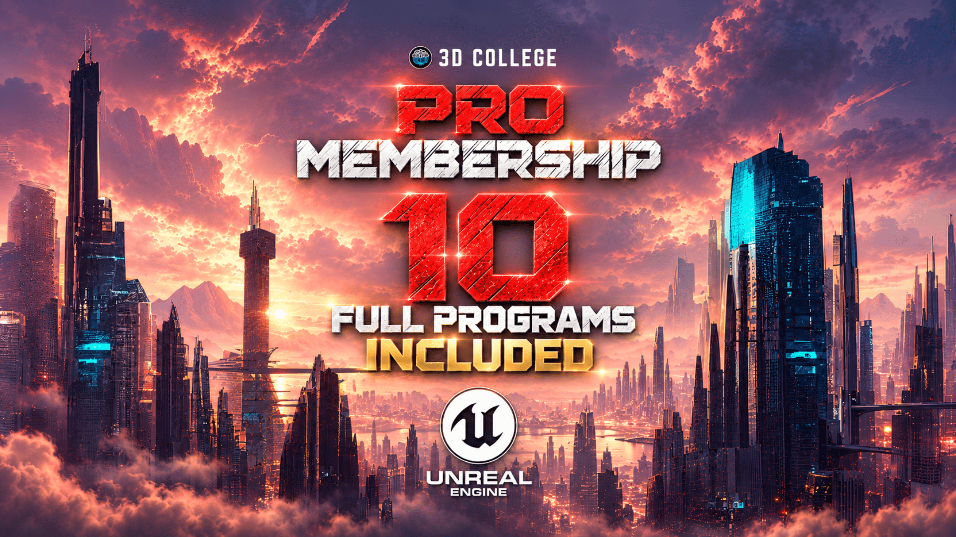 3D College online Unreal Engine 5 training and courses for 3D artists