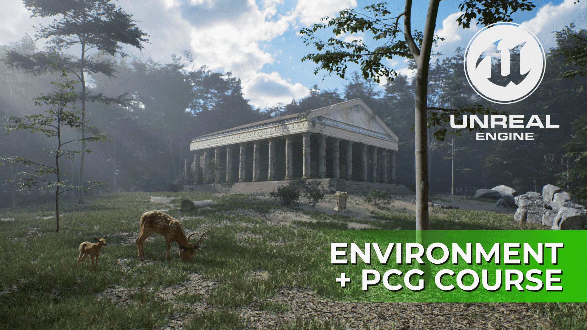 UE5 environment course for creating professional 3D environments in Unreal Engine 5