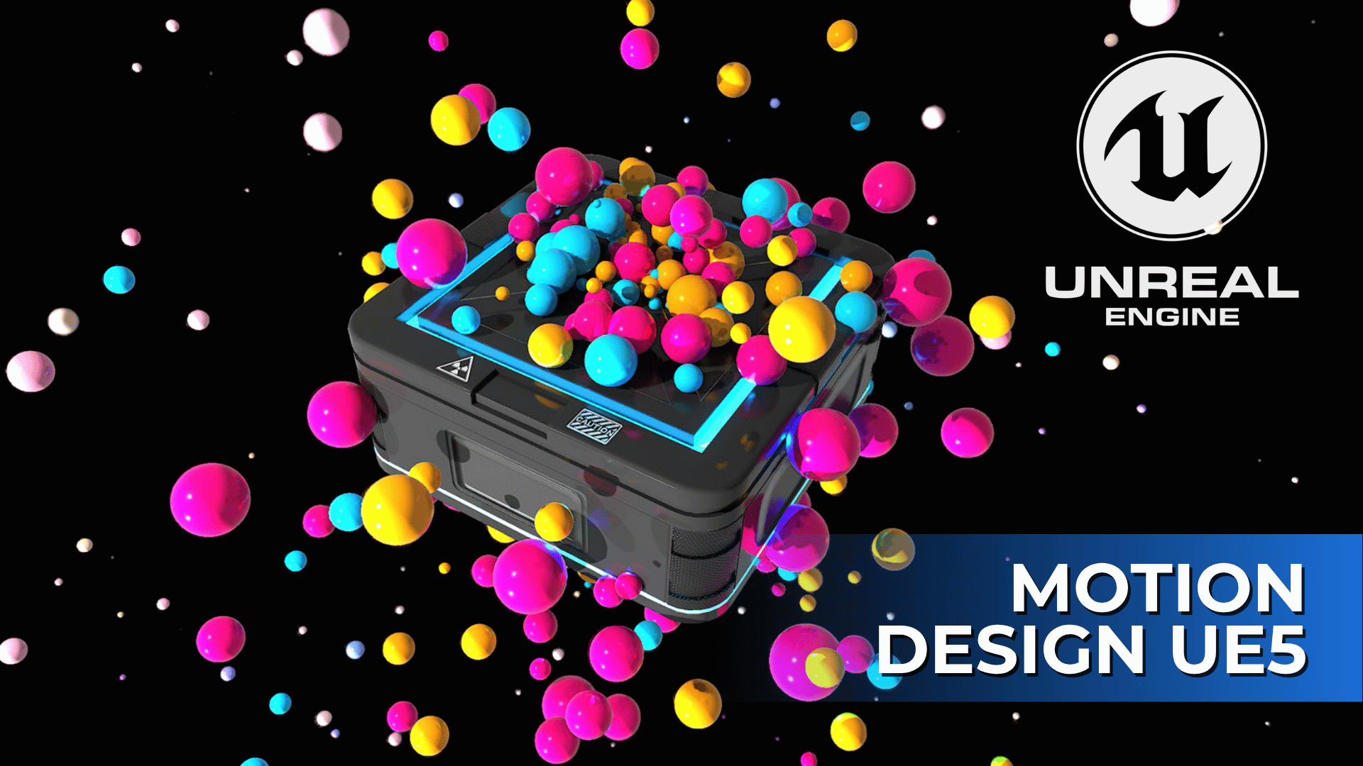UE5 Motion Design course for creating motion graphics in Unreal Engine 5