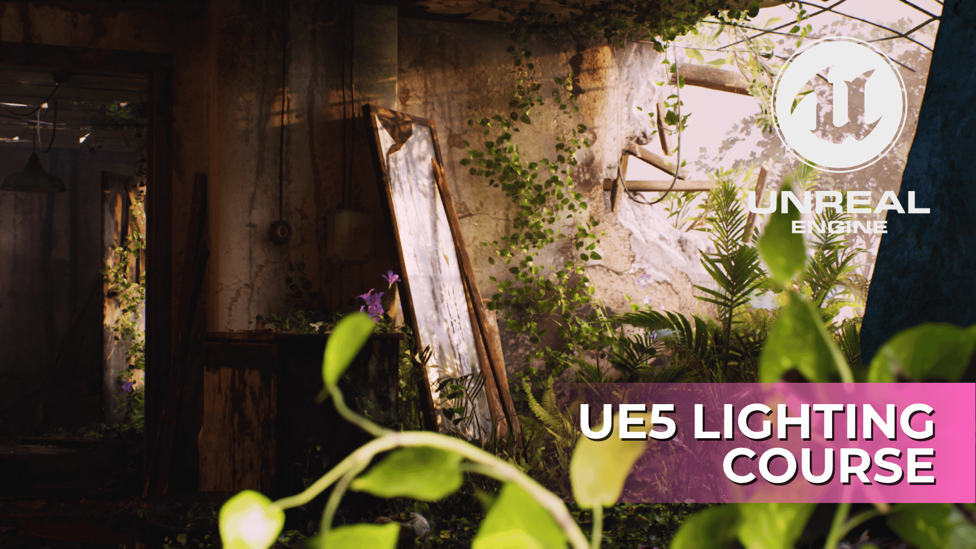 Unreal Engine 5 lighting course for cinematic and environment lighting in UE5