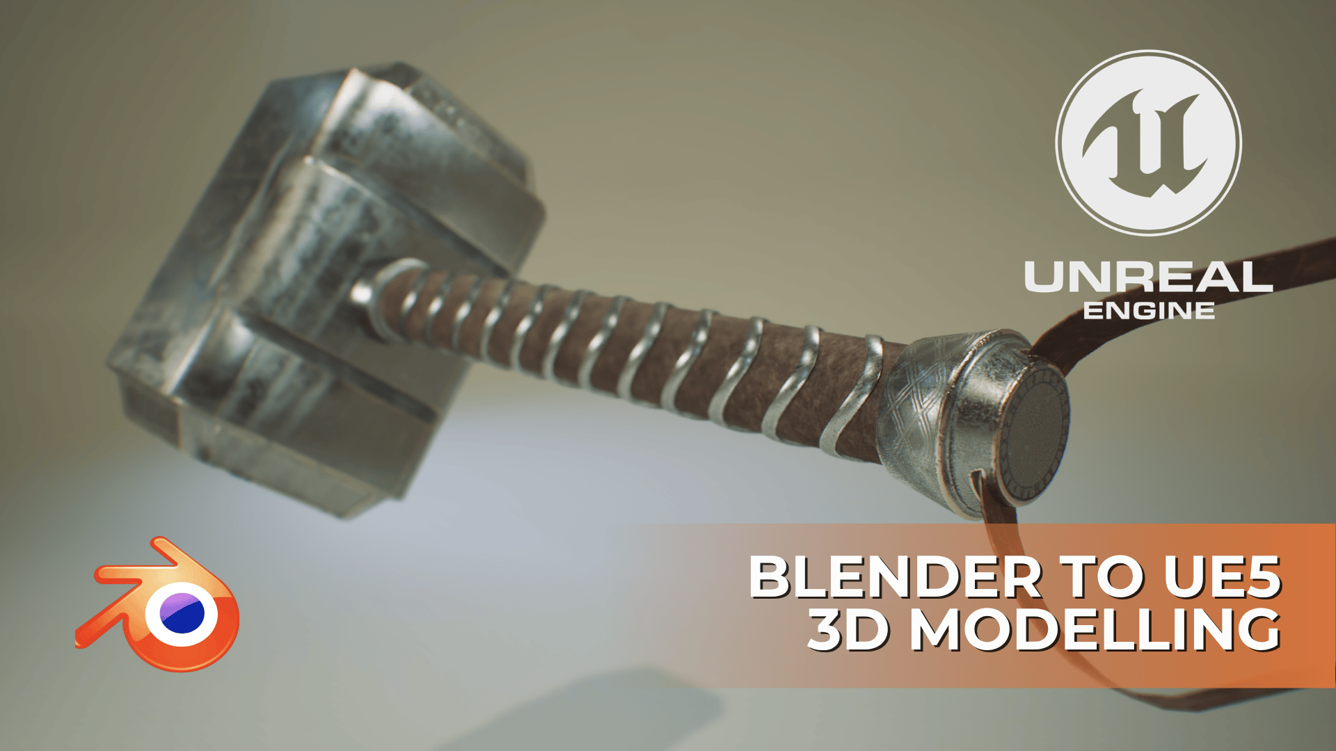 Blender to Unreal Engine 5 course for 3D modeling and UE5 production workflowse 5