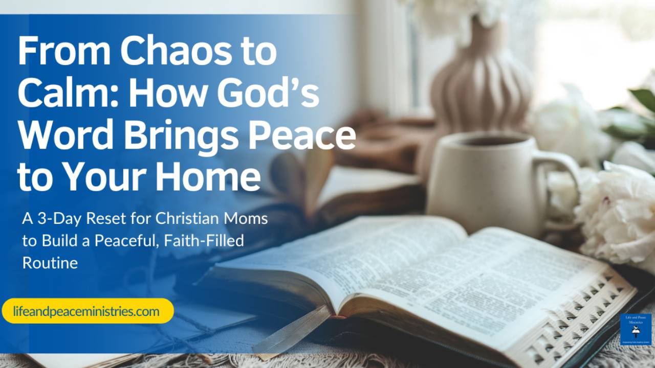 How Christian Moms Can Build a Peaceful Home with Scripture