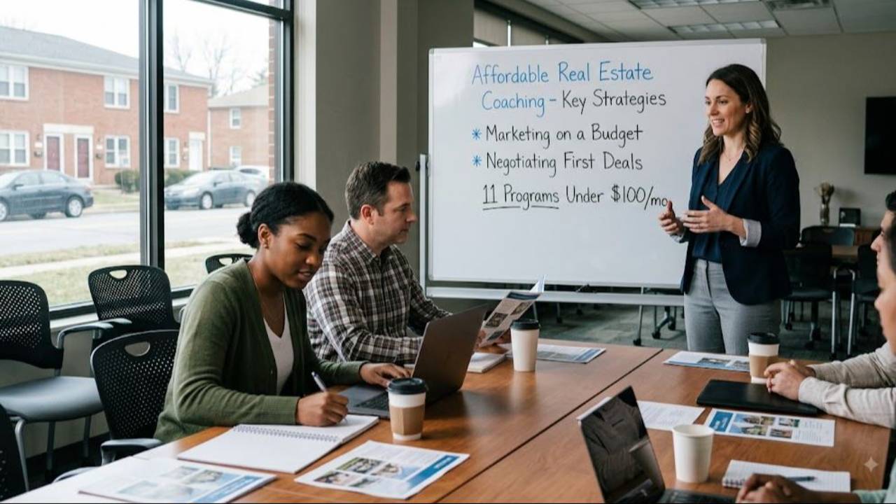 Cheap Real Estate Coaching: 11 Programs Under $100 a Month