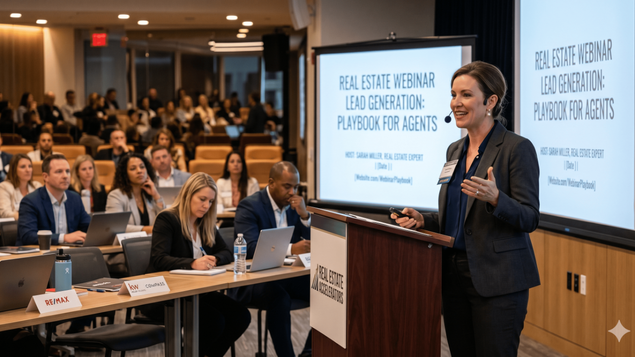 real estate webinar lead gen