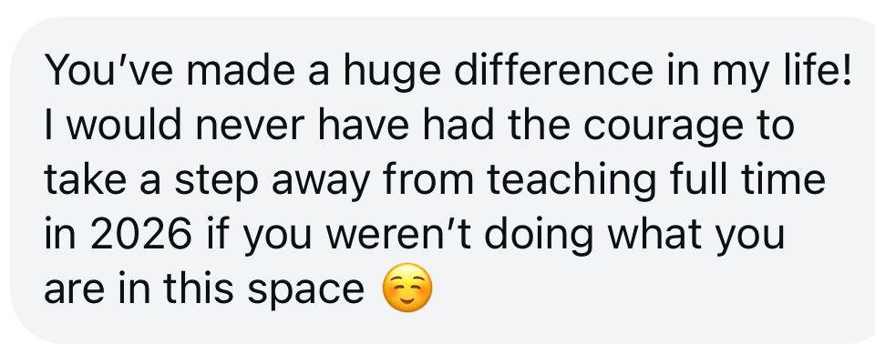 Testimonial screenshot - drop yours here