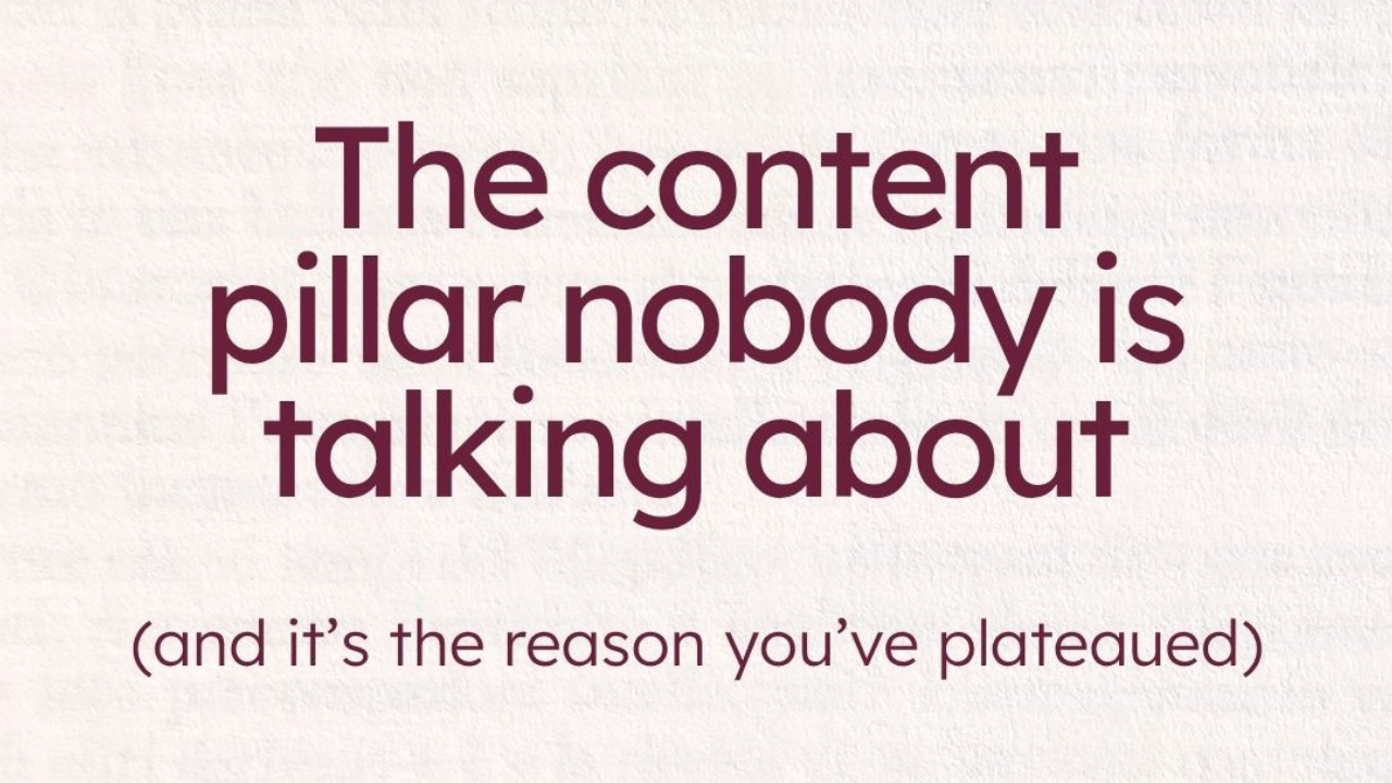 Minimal maroon graphic with bold text that reads “Steal these 5 hooks if you want sales this week (you’re gonna want to save this)” with Brandakin Social Media branding.