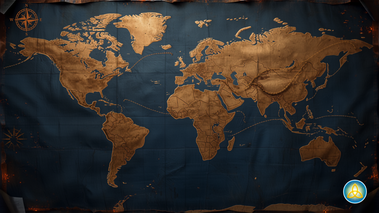 Antique map dissolving into light, header image for From Therapist to Psycho-Spiritual Guide
