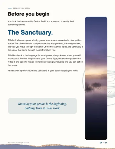 Sanctuary Handbook, page preview 4