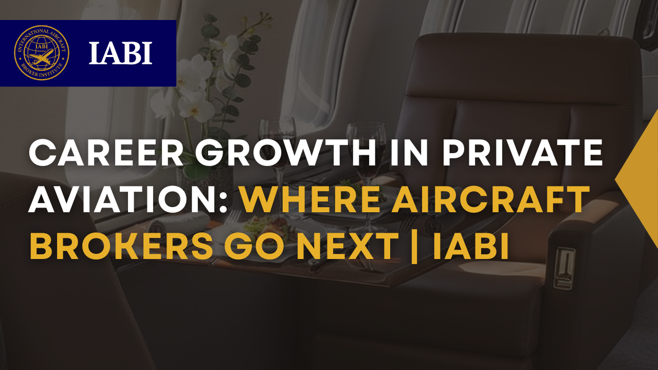 career growth in private aviation aircraft brokerage path progression