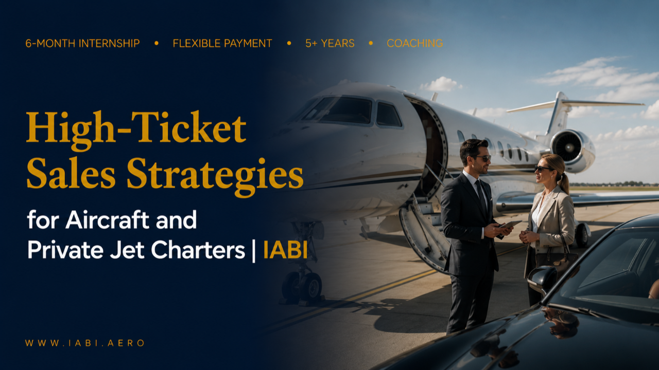 High-Ticket Sales Strategies for Aircraft and Private Jet Charters | IABI