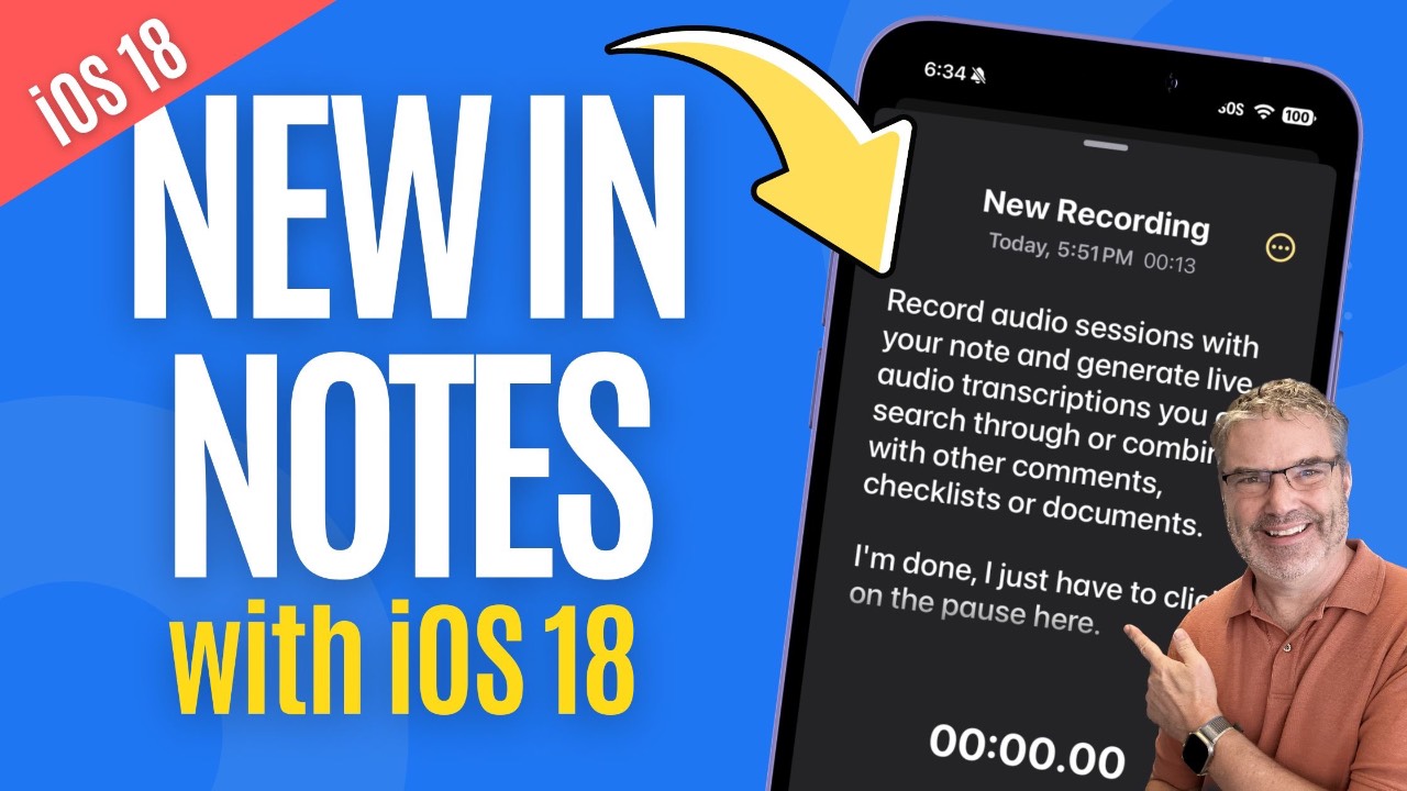 New Video: Discover the New Features of iOS 18 Notes App