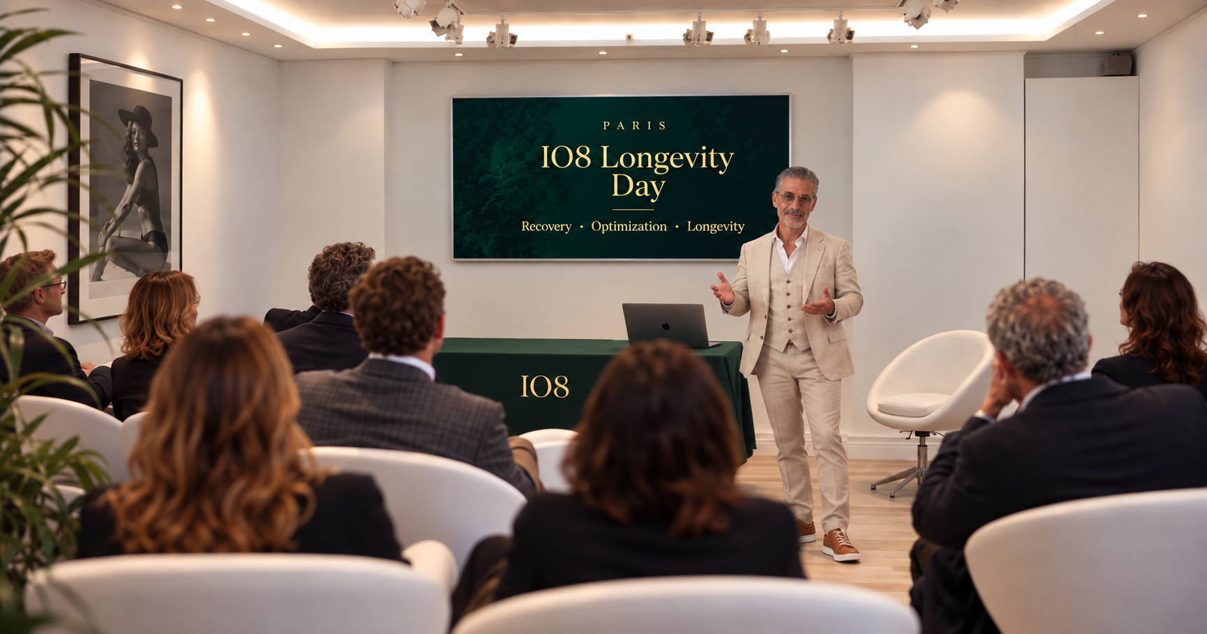 IO8 Longevity Day in Paris: Stéphane Pariente leads a round table