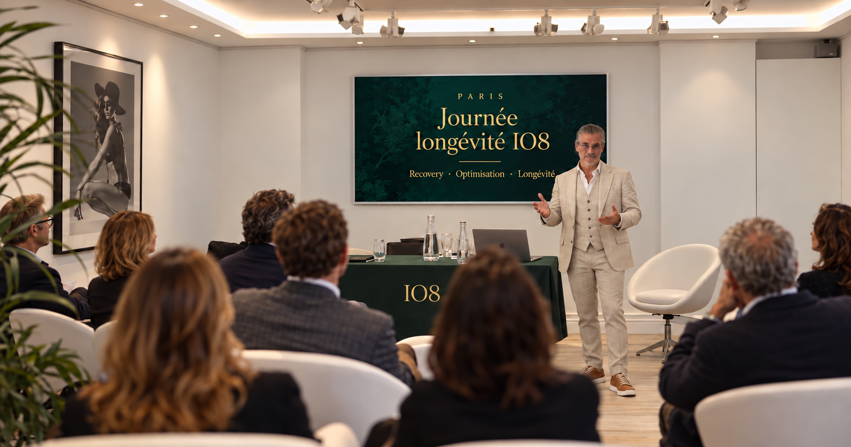 Journée longévité IO8 à Paris : Stéphane Pariente anime une table ronde