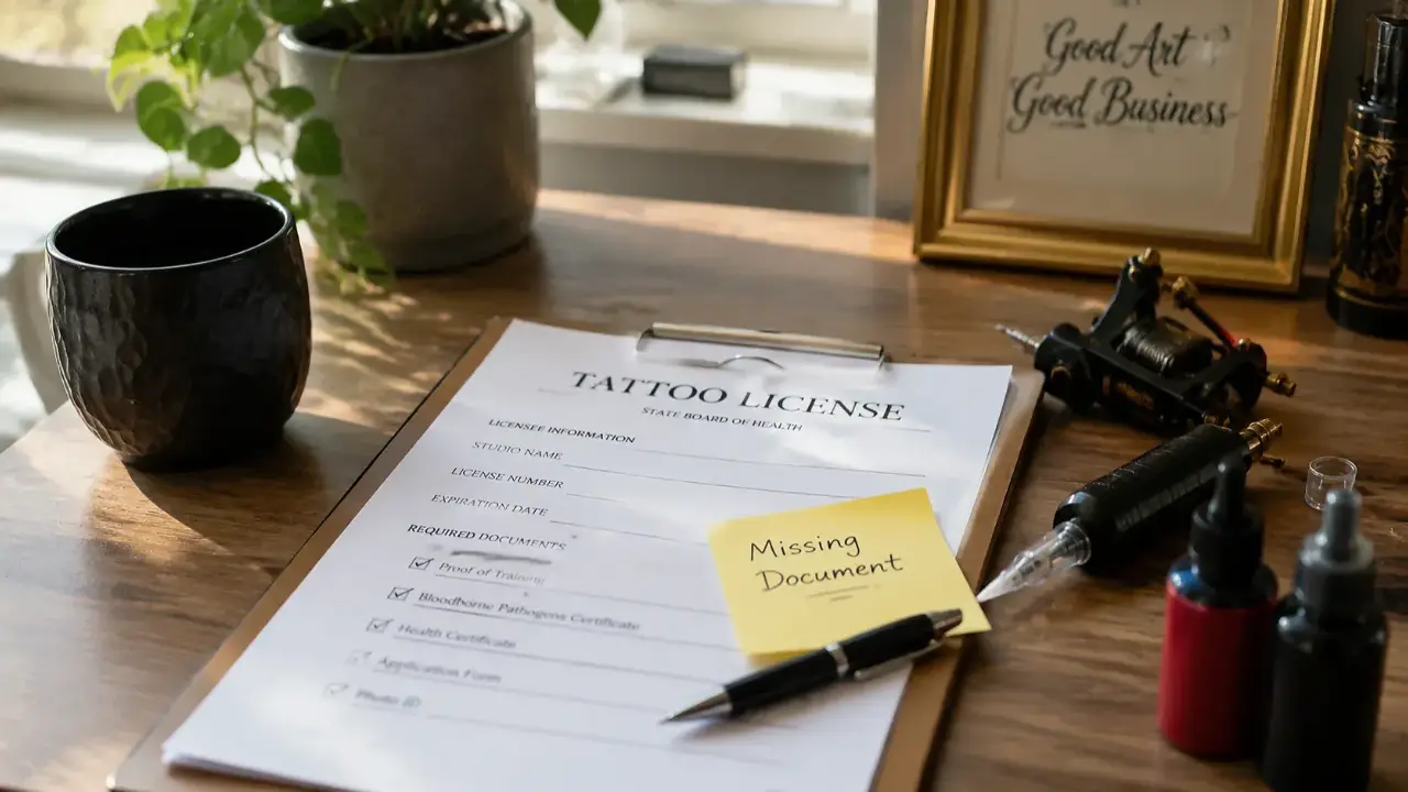 Your Tattoo License Is One Missing Document Away from Being Revoked