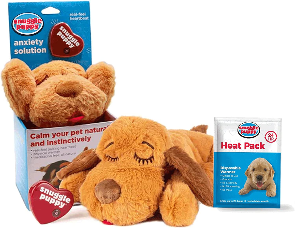 snuggle puppy heartbeat toy for dogs who could use an added comfort for their anxiety